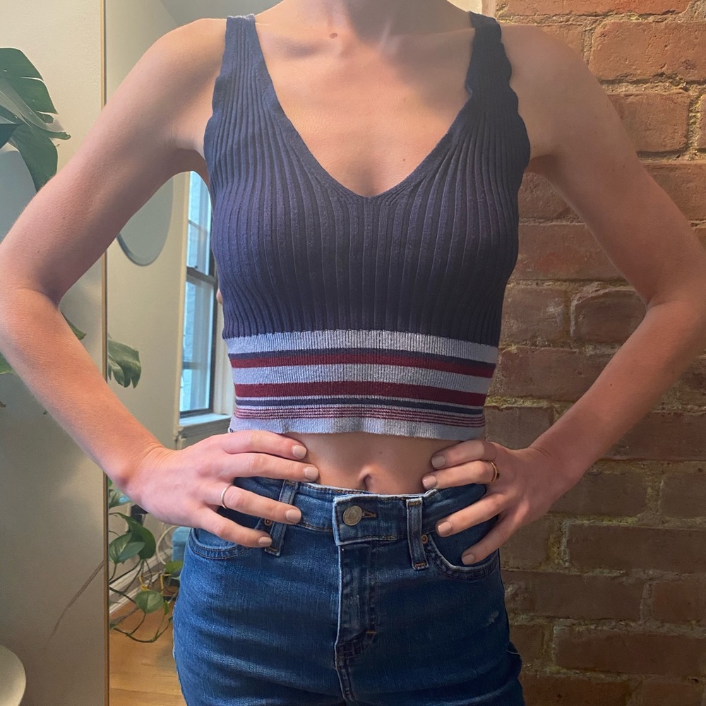 Cute striped tank top